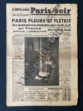 PARIS-SOIR-N°579-LUNDI 9 MARS 1942. undefined