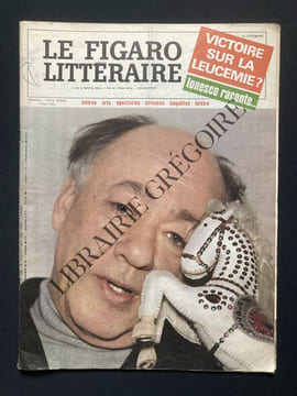 LE FIGARO LITTERAIRE-N°1160-DU 29 JUILLET AU 4 AOUT 1968-EUGENE IONESCO . undefined