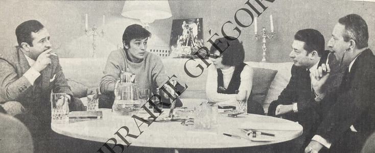 L'EXPRESS-N°922-DU 10 AU 16 MARS 1969-ALAIN DELON