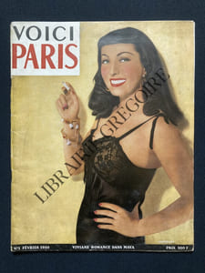 VOICI PARIS-N°1-FEVRIER 1950-VIVIANE ROMANCE