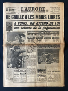 L'AURORE-N°5084-MARDI 10 JANVIER 1961