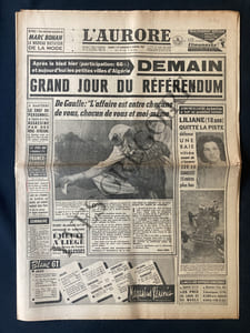 L'AURORE-N°5082-SAMEDI 7 ET DIMANCHE 8 JANVIER 1961