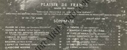 PLAISIR DE FRANCE-N°119-JUILLET ET AOUT 1946	. 
