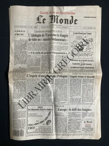 LE MONDE-N°13881-JEUDI 14 SEPTEMBRE 1989