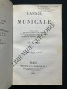 L'ANNEE MUSICALE 1861	. PAUL SCUDO	