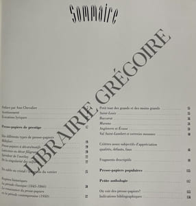 PRESSE-PAPIERS DE PRESTIGE PRESSE-PAPIERS POPULAIRES	