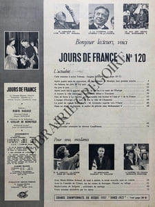 JOURS DE FRANCE-N°120-SAMEDI 2 MARS 1957