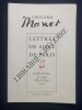LETTRES DU SIEGE DE PARIS pr&eacute;c&eacute;d&eacute;es des lettres du voyage &agrave; Rio de Janeiro (1849-1850). EDOUARD MANET