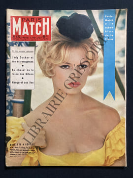 PARIS MATCH-N°473-SAMEDI 3 MAI 1958-BRIGITTE BARDOT. undefined