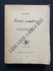 POESIES COMPLETES. NIETZSCHE