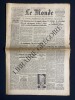 LE MONDE-N&deg;5328-MARDI 6 MARS 1962. 