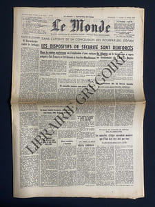 LE MONDE-N°5333-DIMANCHE 11 ET LUNDI 12 MARS 1962