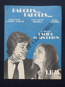 PAROLES.PAROLES.-PARTITION MUSICALE GRAND FORMAT