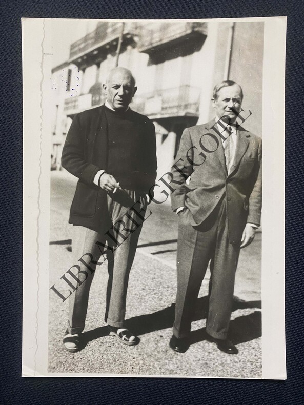 PABLO PICASSO-JOAN MIRO-PHOTOGRAPHIE. TONY SAULNIER