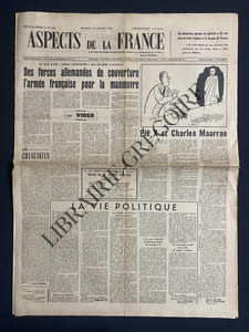 ASPECTS DE LA FRANCE-N°227-VENDREDI 23 JANVIER 1953