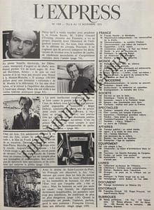 L'EXPRESS-N°1009-DU 9 AU 15 NOVEMBRE 1970-JEAN-PIERRE MELVILLE