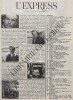 L'EXPRESS-N&deg;1009-DU 9 AU 15 NOVEMBRE 1970-JEAN-PIERRE MELVILLE. 
