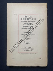 PROPOS SUR L'ESTHETIQUE