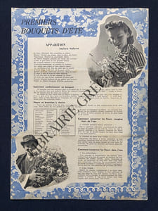 HEURES CLAIRES-N°12-15 JUIN 1946-PREMIERS BOUQUETS D'ETE