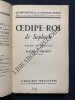 OEIPE-ROI DE SOPHOCLE. MAURICE CROISET (ETUDE ET ANALYSE PAR)