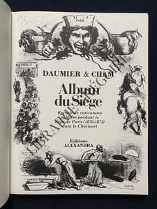 ALBUM DU SIEGE Recueil de caricatures publiées pendant le siège de Paris (1870-1871) dans le Charivari
