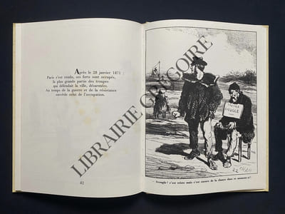 ALBUM DU SIEGE Recueil de caricatures publiées pendant le siège de Paris (1870-1871) dans le Charivari