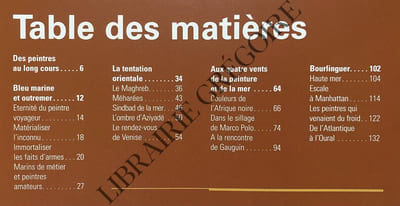 CARNETS DE VOYAGES DES PEINTRES DE LA MARINE