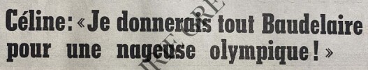 LE FIGARO LITTERAIRE-N&deg;984-SEMAINE DU 25 FEVRIER AU 3 MARS 1965. 