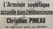 L'HUMANITE-N&deg;3645-MERCREDI 23 MAI 1956. 