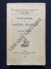 PETITE SYNTAXE DE L'ANCIEN FRANCAIS. LUCIEN FOULET