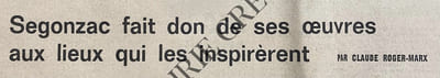 LE FIGARO LITTERAIRE-N°996-SEMAINE DU 20 MAI AU 26 MAI 1965