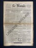 LE MONDE-N&deg;5907-DIMANCHE 12-LUNDI 13 JANVIER 1964. 