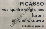 LE FIGARO LITTERAIRE-N&deg;811-4 NOVEMBRE 1961. 