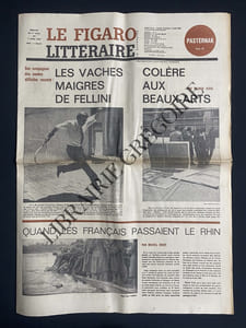 LE FIGARO LITTERAIRE-N°989-DU 1 AU 7 AVRIL 1965