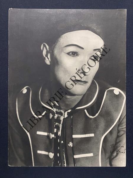 PHOTOGRAPHIE-JEAN-LOUIS BARRAULT-LE MIME DEBURAU DANS LES ENFANTS DU PARADIS. THERESE LE PRAT