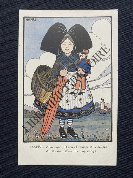 CARTE POSTALE-ALSACIENNE. HANSI