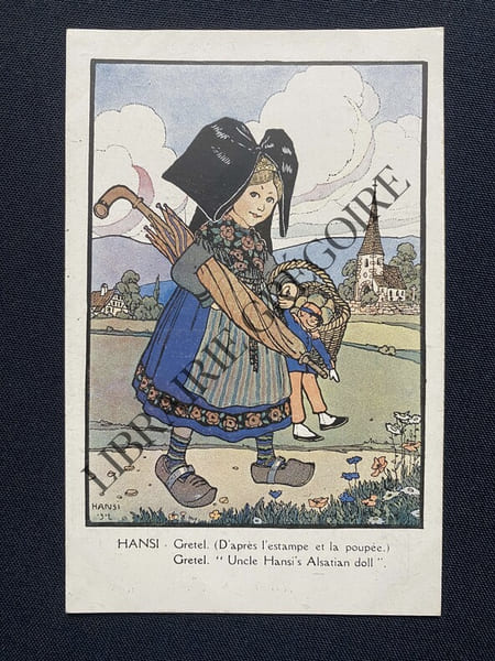 CARTE POSTALE-GRETEL. HANSI