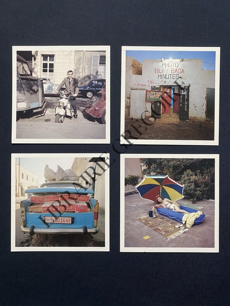 4 CARTES POSTALES-EXPOSITION UN MOMENT SI DOUX-GRAND PALAIS-PARIS-NOVEMBRE 2013-FEVRIER 2014. RAYMOND DEPARDON