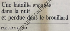 LE FIGARO LITTERAIRE-N&deg;873-12 JANVIER 1963. 