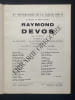PROGRAMME-BOBINO-SAISON 1970-71. RAYMOND DEVOS
