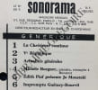 SONORAMA-N&deg;2-NOVEMBRE 1958. 