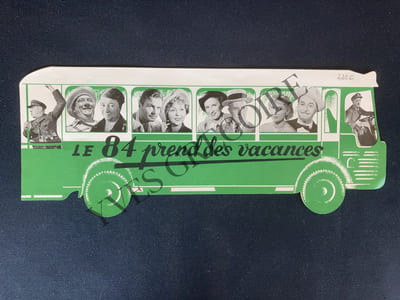 LE 84 PREND DES VACANCES-DE LEO JOANNON-MATERIEL PUBLICITAIRE