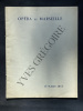 LE TROUVERE-VERDI-PROGRAMME OPERA DE MARSEILLE-17 MARS 1957. 