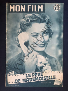 MON FILM-N°379-25 NOVEMBRE 1953-LE PERE DE MADEMOISELLE/SUZY CARRIER