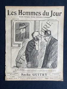 LES HOMMES DU JOUR-5e ANNEE-N°218-23 MARS 1912-SACHA GUITRY