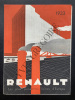DEPLIANT PUBLICITAIRE RENAULT 1933. 