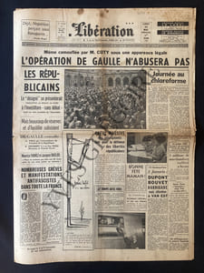 LIBERATION-N°4271-SAMEDI 31 MAI ET DIMANCHE 1 JUIN 1958