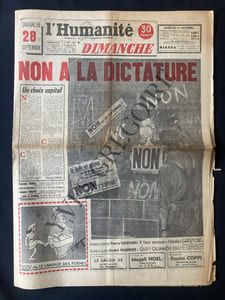 L'HUMANITE-N°523-21 SEPTEMBRE 1958