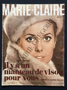 MARIE-CLAIRE-N°153-15 FEVRIER 1966-CATHERINE DENEUVE