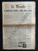 LE MONDE-N°4767-JEUDI 19 MAI 1960. 